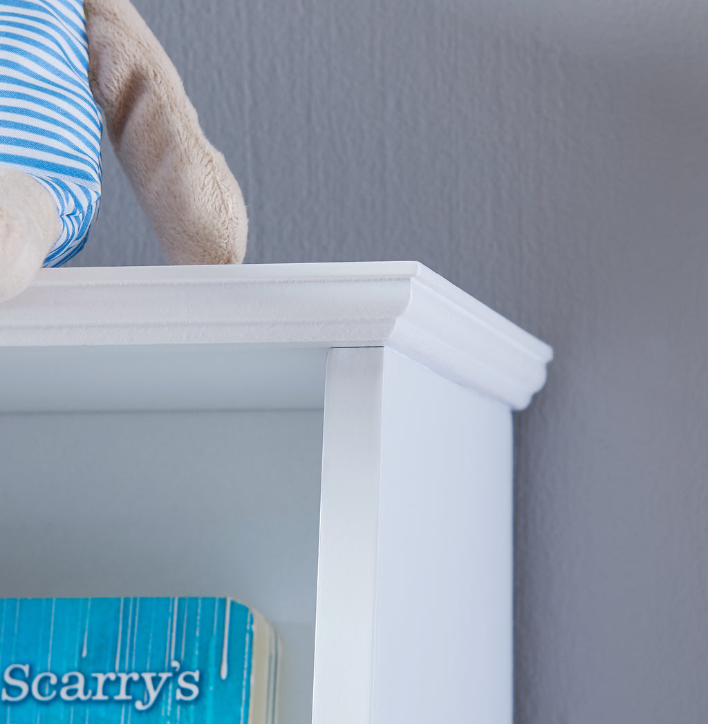 ALL 4 KIDS Candice White Bookcase Book Shelf Storage Unit