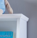 ALL 4 KIDS Candice White Bookcase Book Shelf Storage Unit