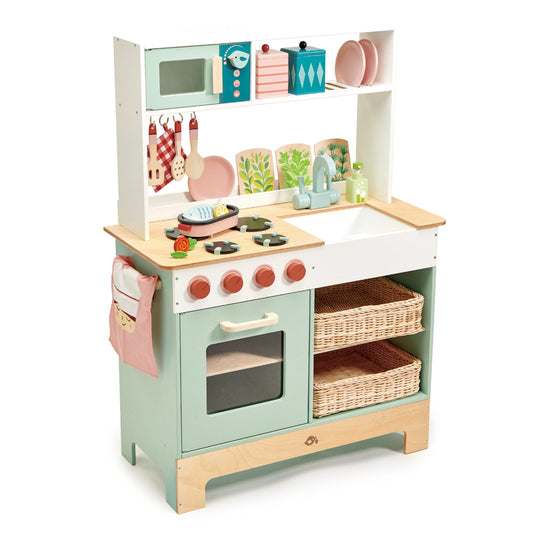 Tender Leaf Toys Pretend Mini Chef Kitchen Range