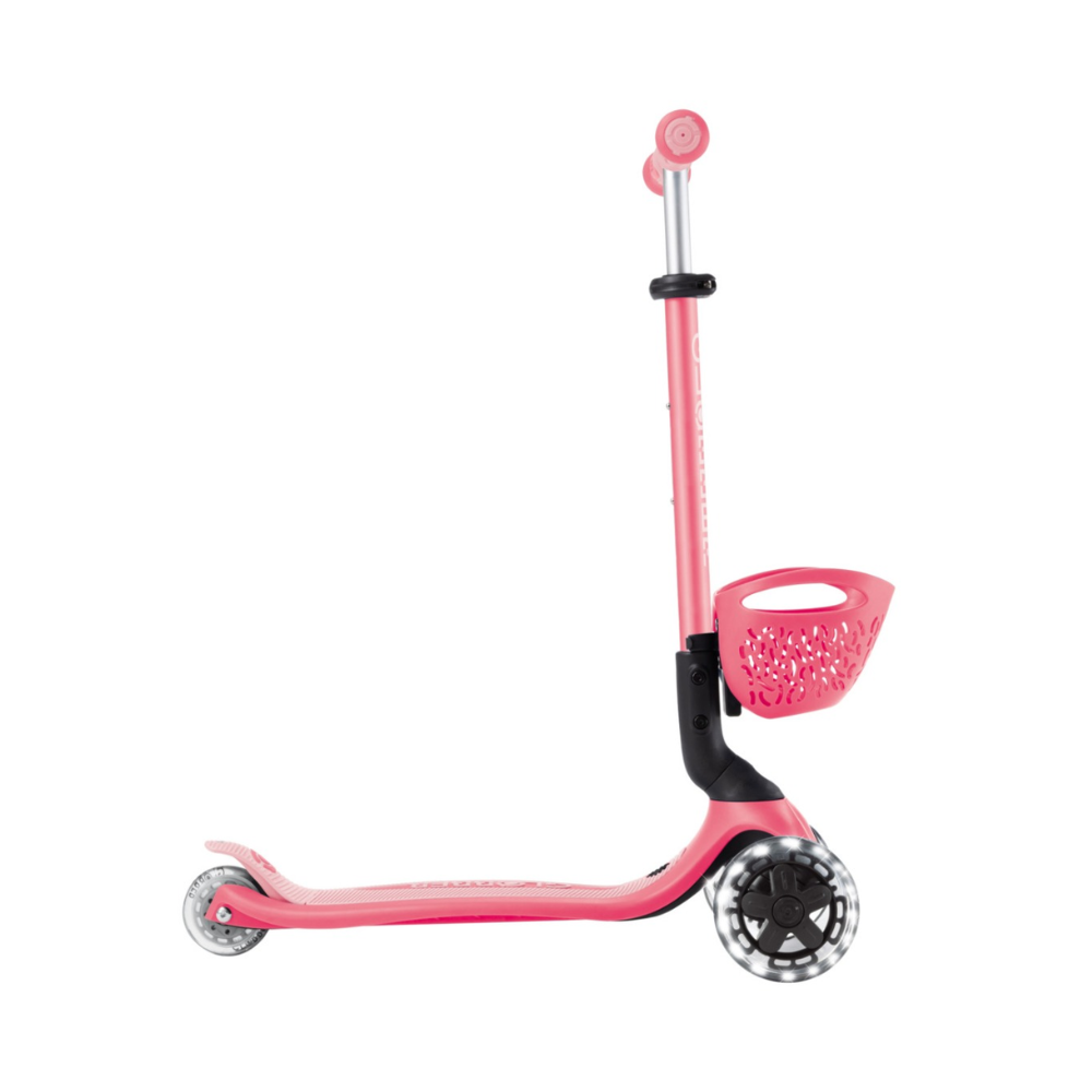 Globber Go Up Baby Lights 360 - Pastel Pink/ Deep Pastel Pink