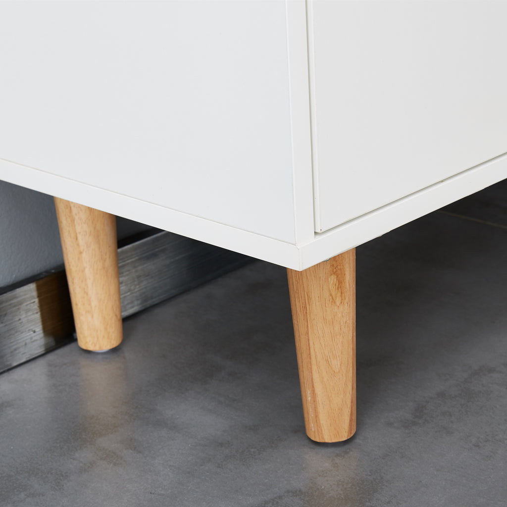 ALL 4 KIDS White Ivy Low Kids Bookcase Storage Unit