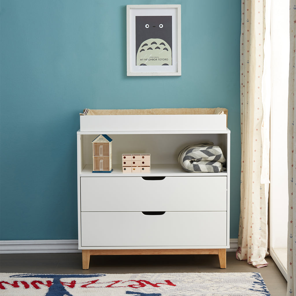 JOY BABY Aurora 2 Drawers Chest of Draw with Change Table