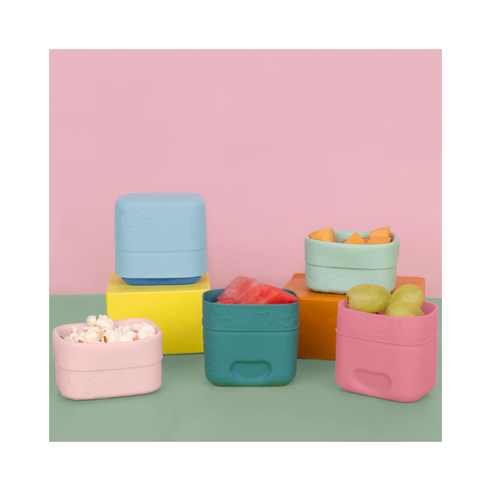 B.Box Silicone Snack Cups - berry