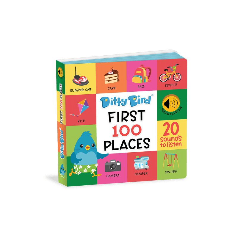 Ditty Bird First 100 Places Board Book