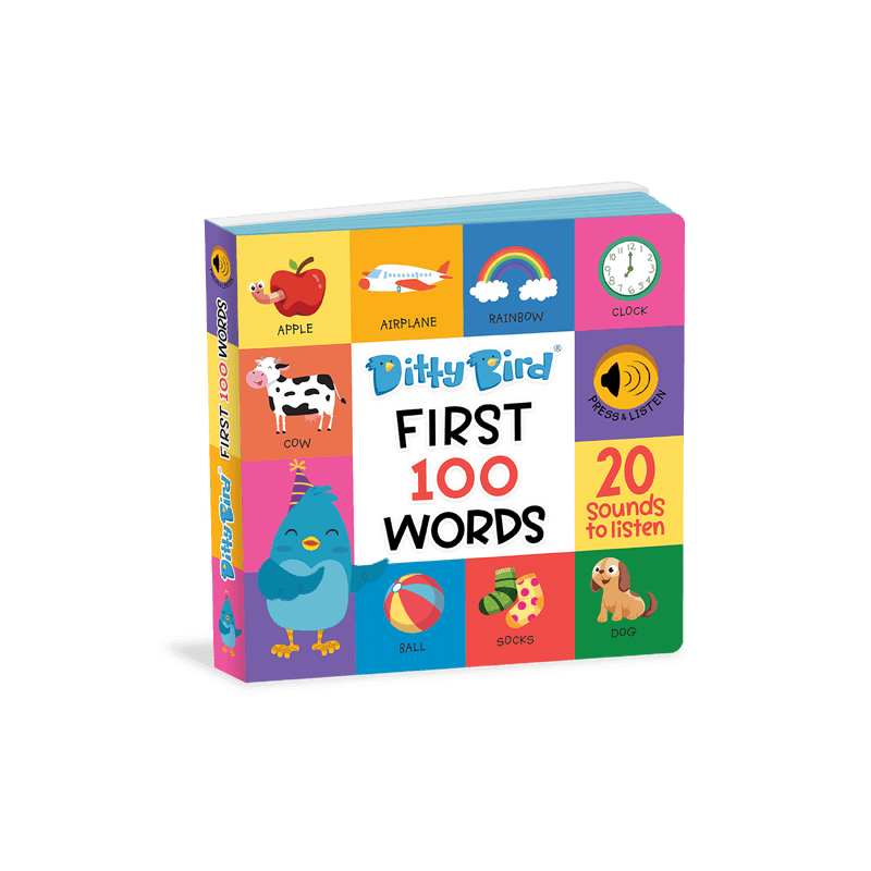 Ditty Bird First 100 Words Board Book