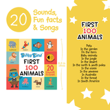 Ditty Bird First 100 Animals Board Book