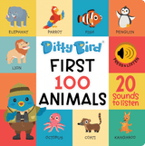 Ditty Bird First 100 Animals Board Book