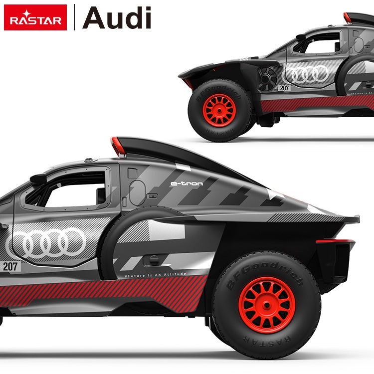 Rastar 1:14 Audi RS Q e-tron E2 Remote Control Car – Officially Licensed Dakar Rally Racer