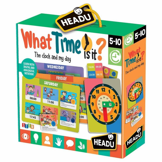 Headu Flashcards Game - What Time is it?