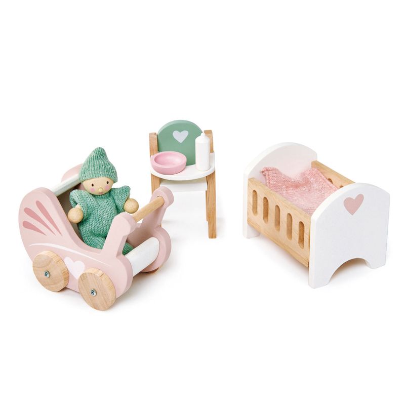 Tender Leaf Toys Dovetail Dollhouse Nursery Set