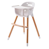 JOY  BABY Amelia Blue 2-in-1 Timber Highchair