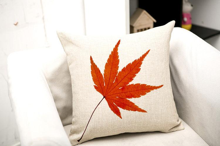 All 4 Kids 45cm Square Throw Pillow Cushion Cover - Maple Leaf