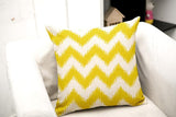 All 4 Kids 45cm Square Throw Pillow Cushion Cover - Wave Pattern