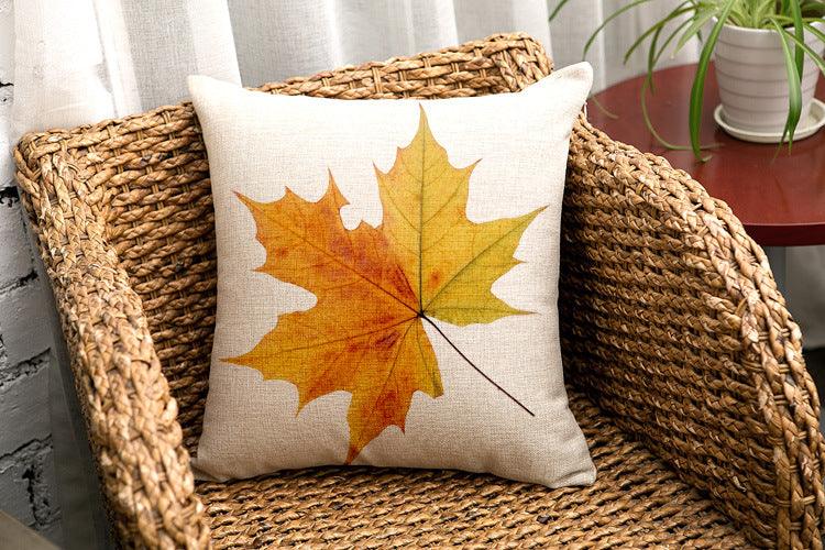 All 4 Kids 45cm Square Throw Pillow Cushion Cover - Maple Leaf