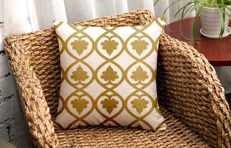 All 4 Kids 45cm Square Throw Pillow Cushion Cover - Golden Time