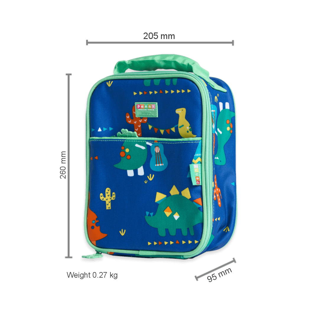 Penny Scallan Insulated Lunch Bag - Dino Rock