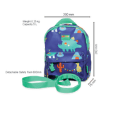 Penny Scallan Mini Backpack with Rein - Dino Rock