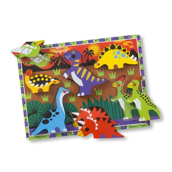 Melissa & Doug Dinosaurs Chunky Puzzle