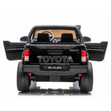 ALL 4 KIDS Licensed Double Seat Toyota Black Hilux Rugged Kids Ride On Car with RC