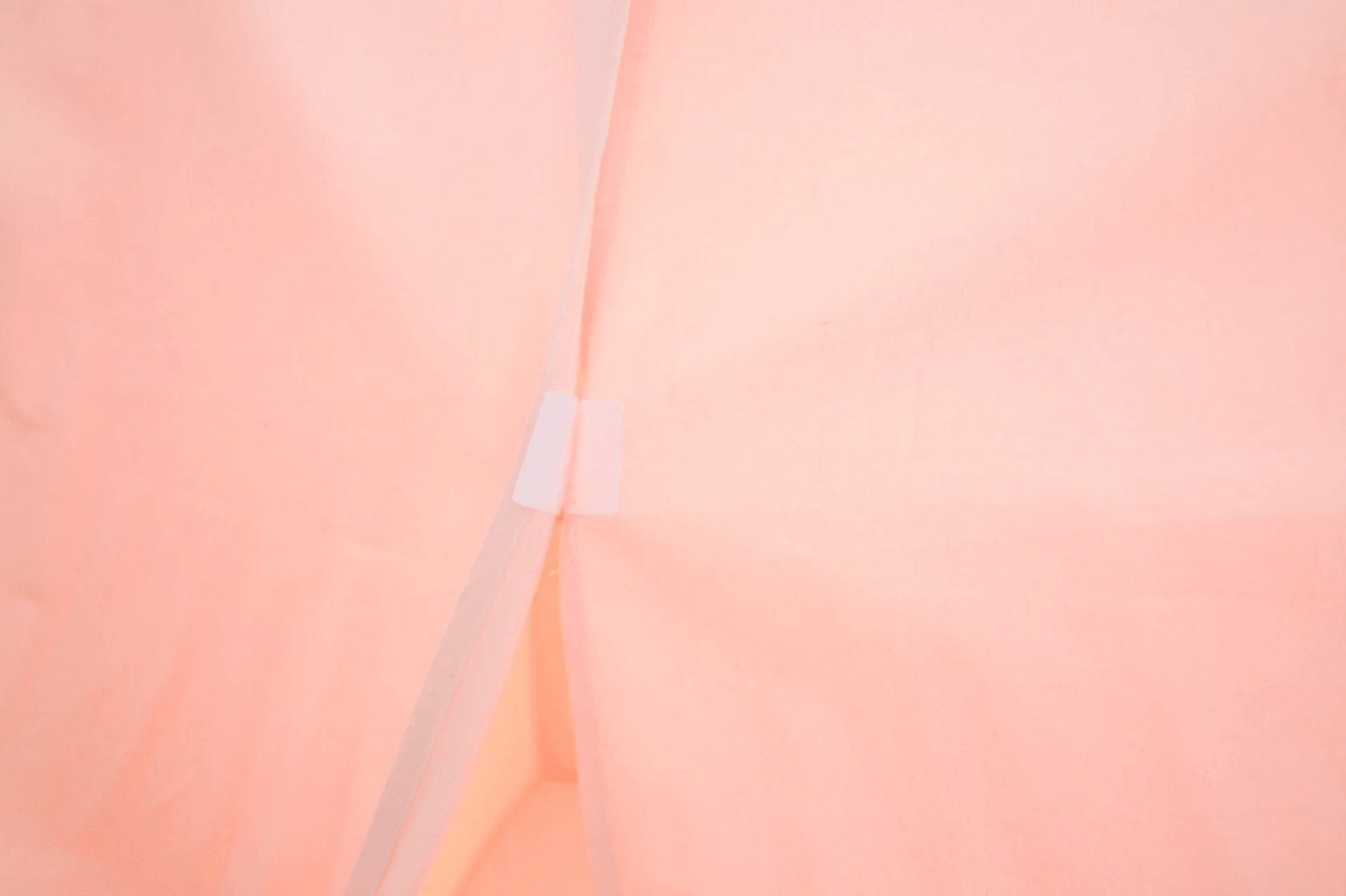 All 4 Kids Sofia Pink Cotton Canvas Kids Square Teepee Tent with Flag
