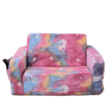 All 4 Kids Carla the Unicorn Kids Couch with Storage