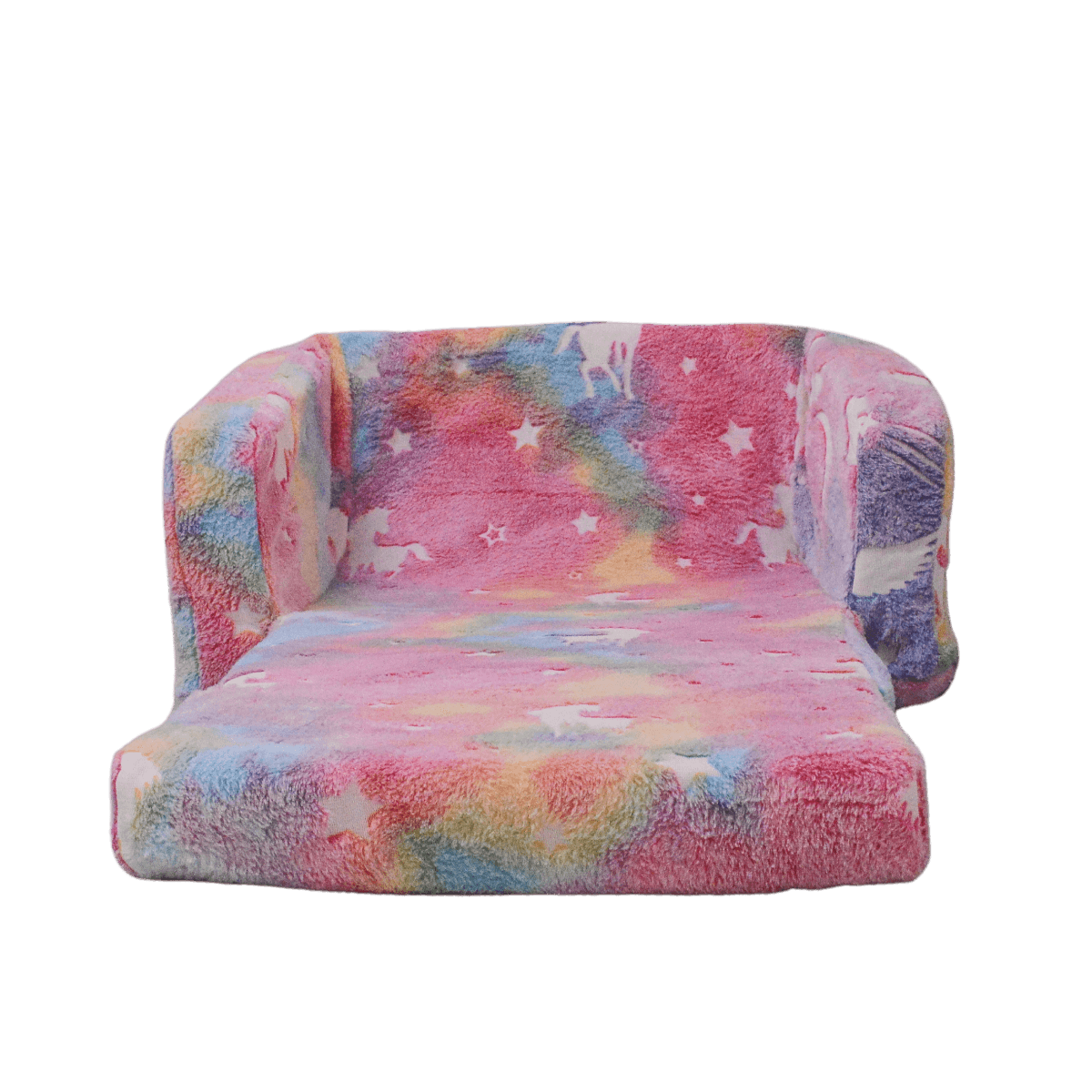 All 4 Kids Carla the Unicorn Kids Couch with Storage