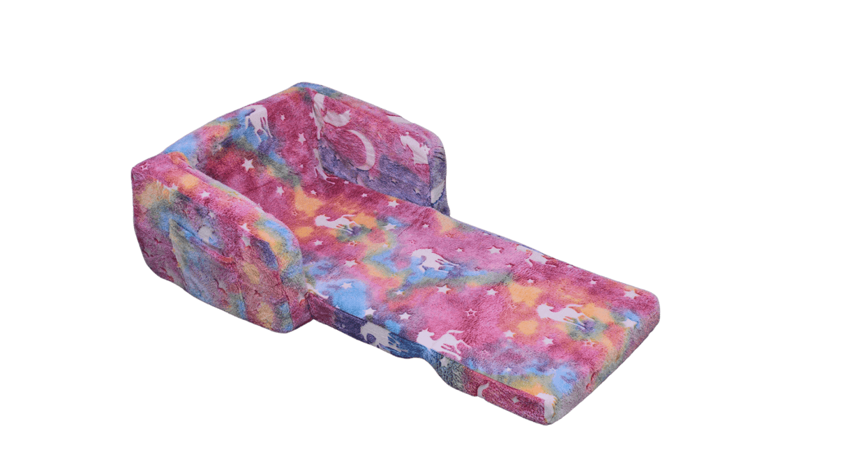 All 4 Kids Carla the Unicorn Kids Couch with Storage