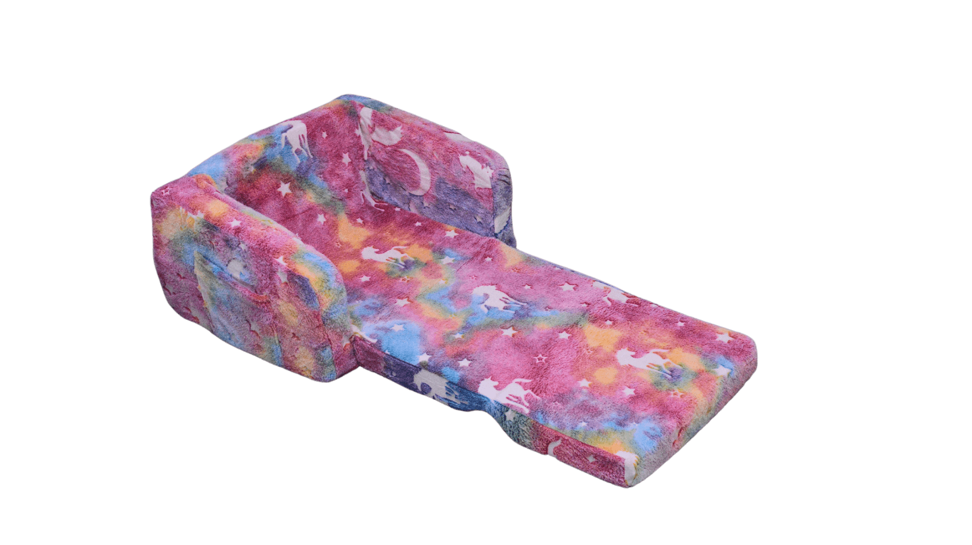 All 4 Kids Carla the Unicorn Kids Couch with Storage