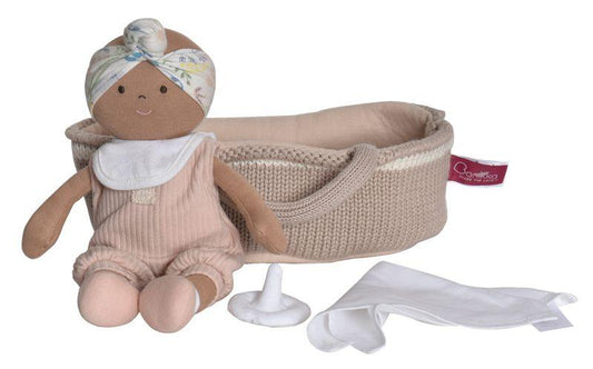 Bonikka Pink Outfit Baby with Knitted Carry Cot