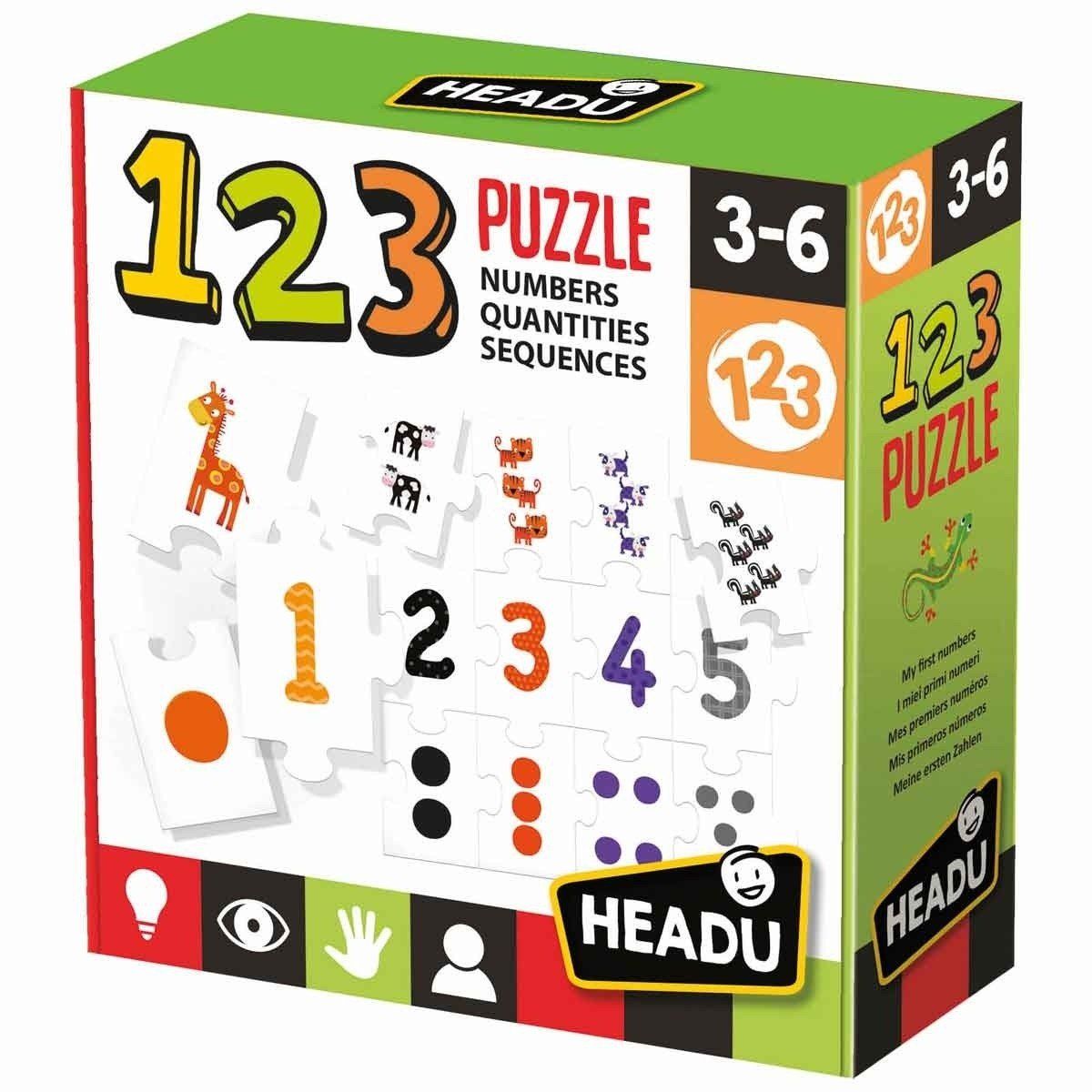 Headu Flashcards - 123 Puzzle