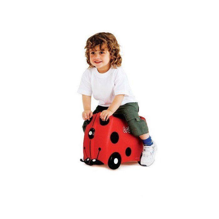 Trunki Kids Ride On Luggage Suitcase - Harley the Ladybug