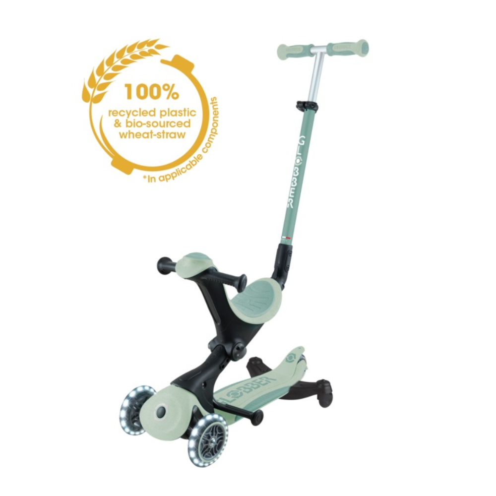 Globber Go Up Deluxe Ecologic 360 Scooter - Pistachio