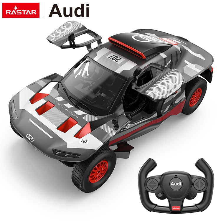 Rastar 1:14 Audi RS Q e-tron E2 Remote Control Car – Officially Licensed Dakar Rally Racer