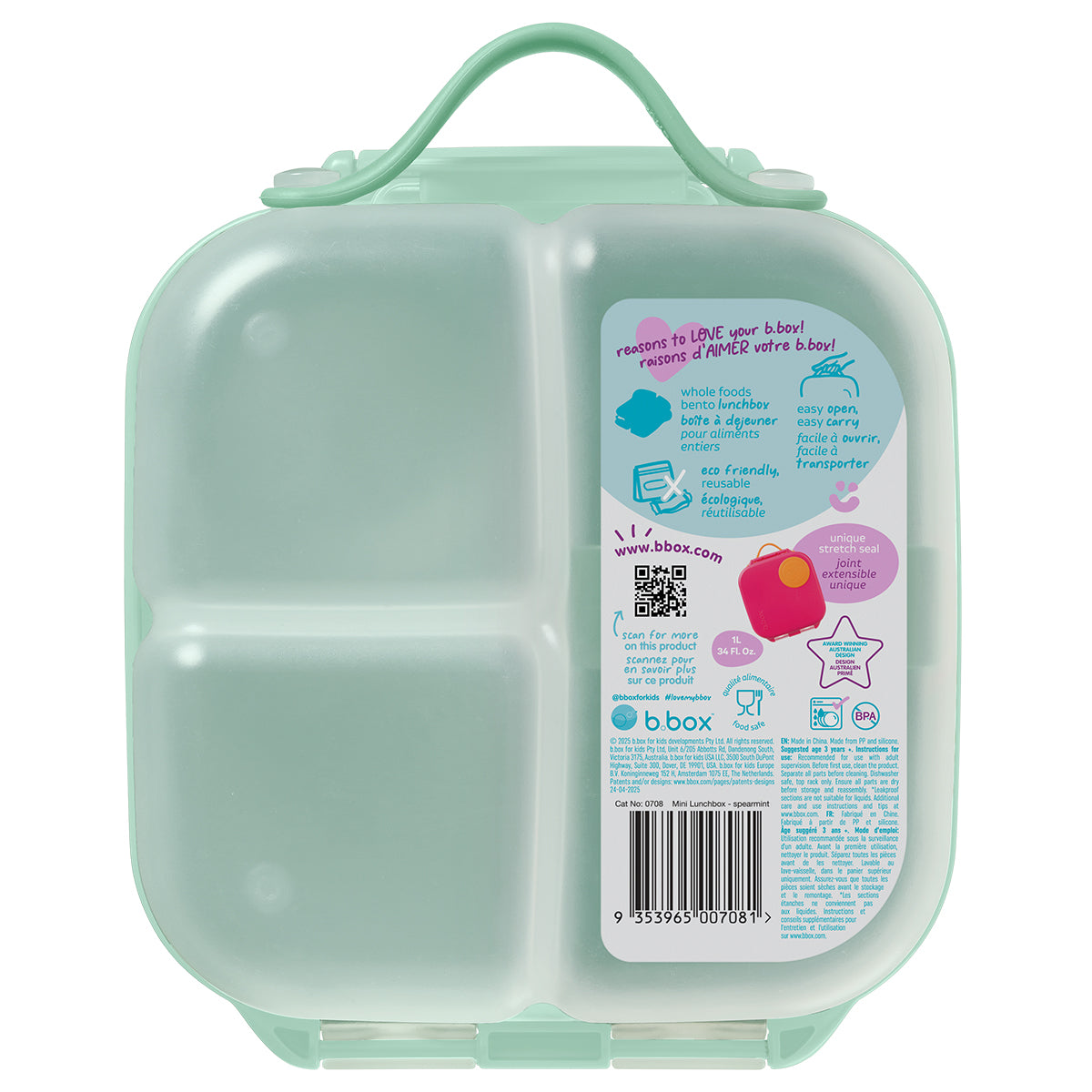 B.Box Mini Lunch Box - spearmint