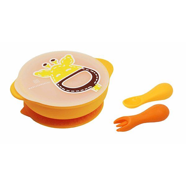 Marcus & Marcus Toddler First Self Feeding Set - Lola Yellow