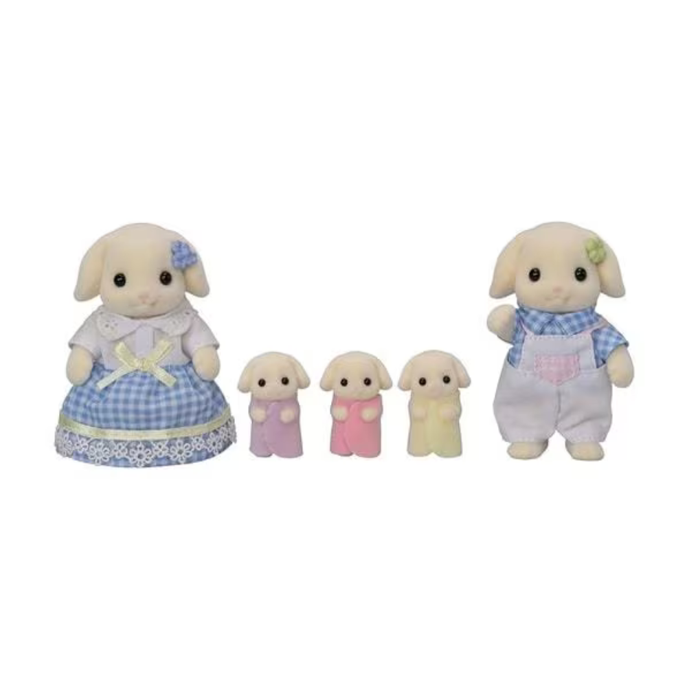 Sylvanian Families Flora Rabbit Family