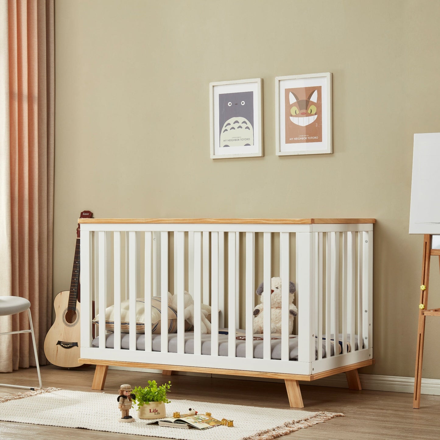 Joy Baby Mia Cot and Comet 4 Drawer Change Table Package