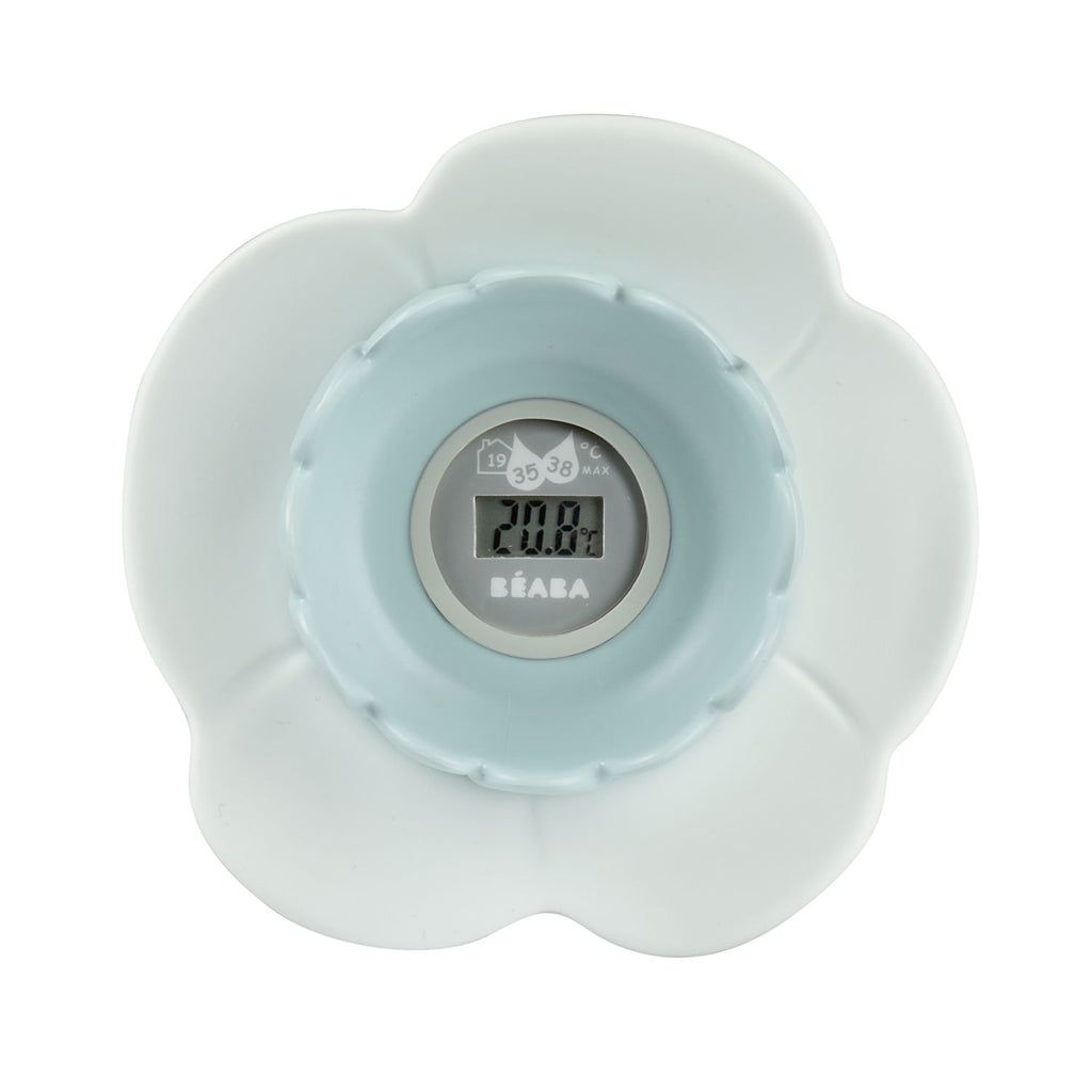 Beaba “Lotus” Multi-functional digital thermometer - Green Blue