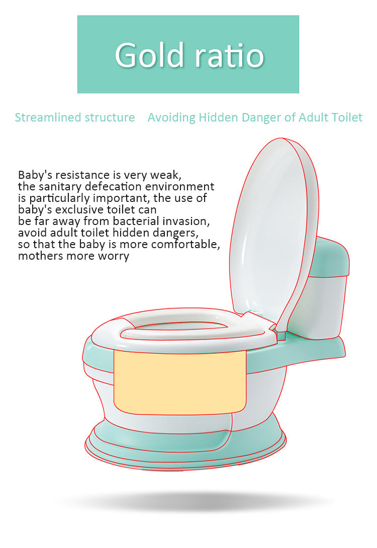 Joy Baby My First Toilet Training Potty - Blue