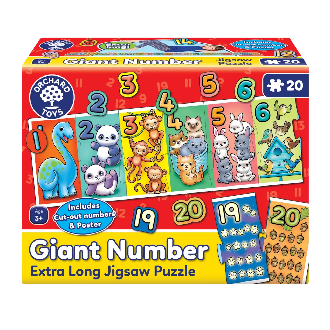 Orchard Toys Jigsaw - Match and Count 20pc