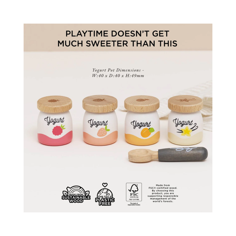 Le Toy Van Yoghurt Play Food Pack