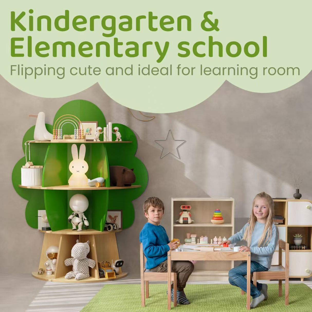 All 4 Kids Bloom Tree Kids Montessori Bookshelf