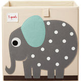 3 Sprouts Storage Box - Grey Elephant