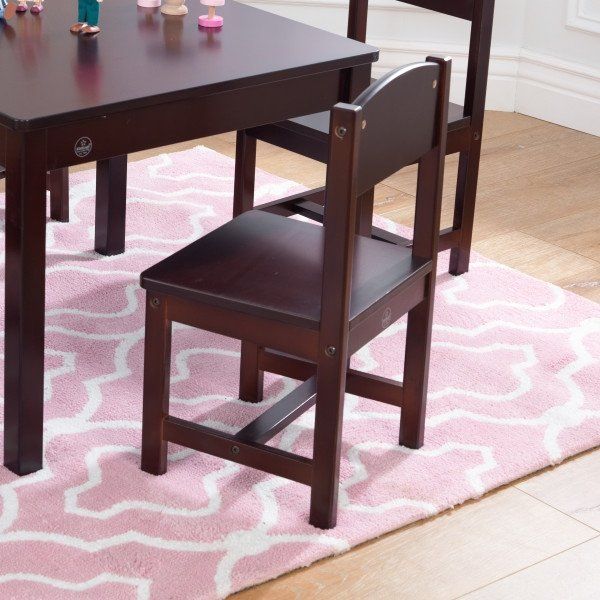 KidKraft Farmhouse Table & 4 Chairs Espresso