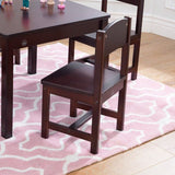 KidKraft Farmhouse Table & 4 Chairs Espresso