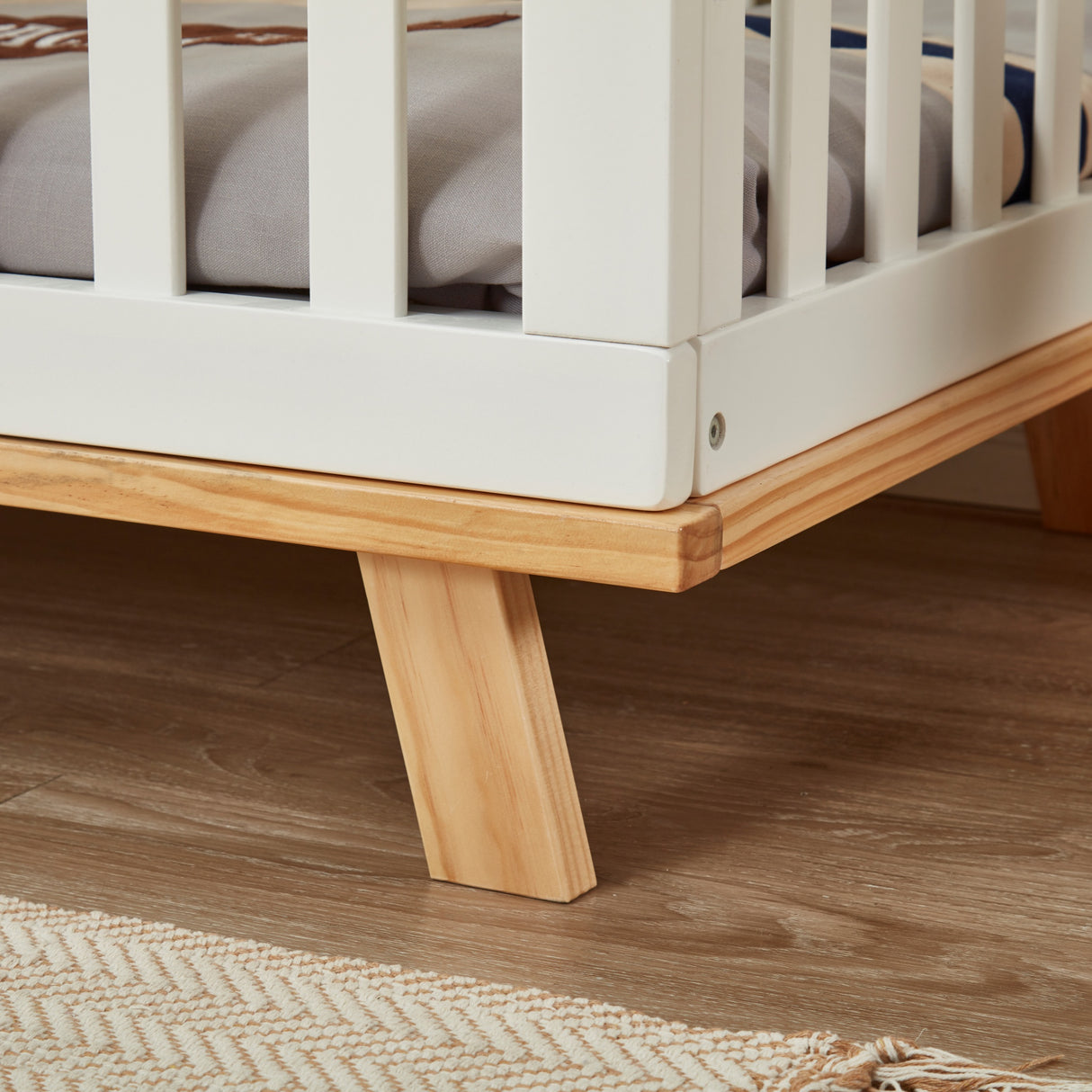 Joy Baby Mia Cot and Comet 4 Drawer Change Table Package