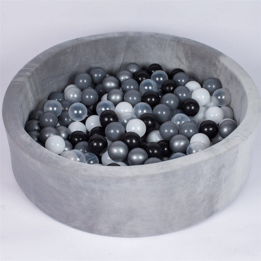 Joy Baby Alexander Grey Round Ball Pit