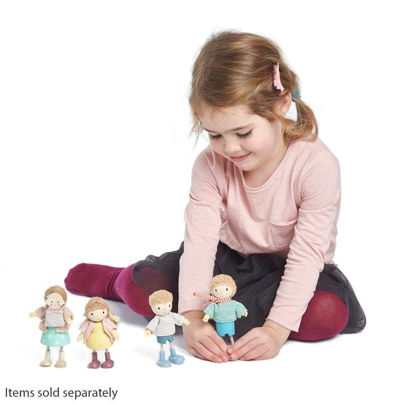 Tender Leaf Toys Doll Amy with Flexible Limbs & Her Rabbit