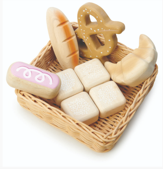 Tender Leaf Toys Pretend Bread Basket