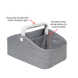 Skip Hop Nursery Style Light Up Nappy Caddy - Heather Grey